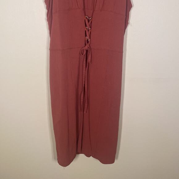 Free People Dress Medium Pink High Society Illusion Corset Dress - Picture 5 of 8